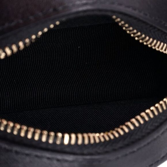 Chanel Frame Chain Around Round Clutch with Chain Quilted Lambskin Mini Black - Picture 6 of 7